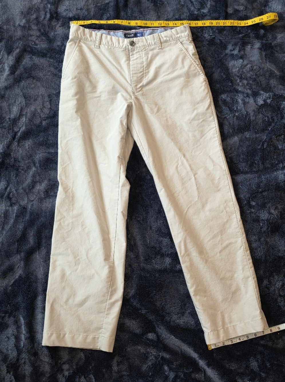 Men’s Khaki Straight Fit Chinos - Beige IZOD Men’s American Chino Khaki Pant